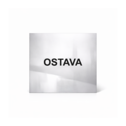 Alternative view of Gravirana tabla sa tekstom po želji – hrom siva